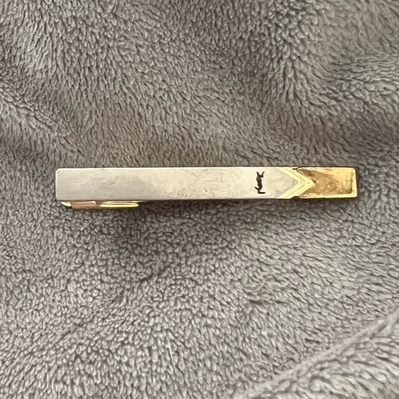 Yves Saint Laurent Other - Vintage Yves Saint Laurent Two Tone Tie Clip